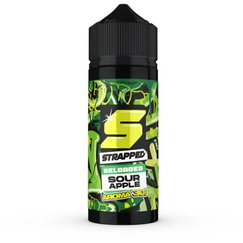 Strapped Reloaded Sour Apple Flavour Shot 30/120ml