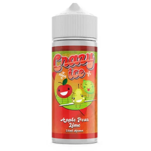 Steam City Crazy Ice Apple Pear Lime Flavour Shot 20/120ml